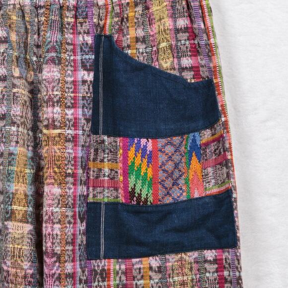 Colorful Woven Baggy Jogger Pants Pockets Boho Hippie Gypsy Yoga One SIze - Picture 2 of 5